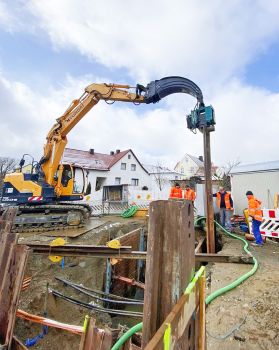 Bagger-Anbauvibratoren